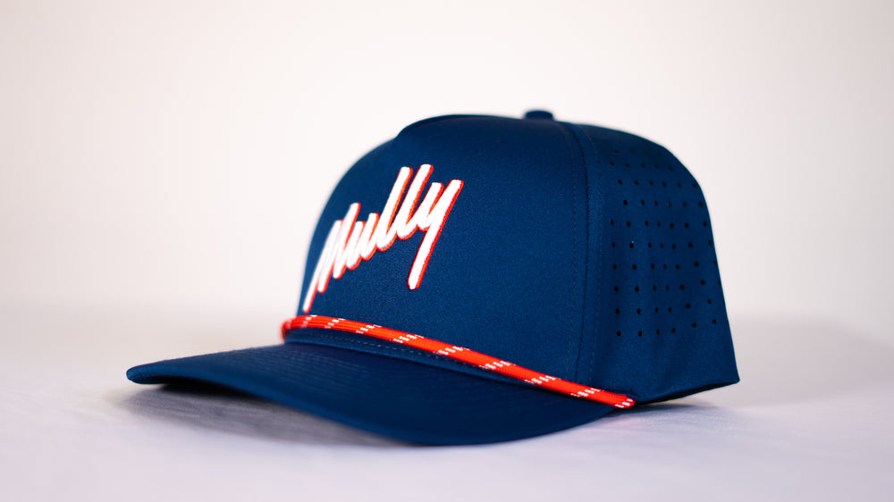 Navy Blue Mully Rope Snapback