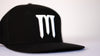 Black " 3 Tee M" Snapback