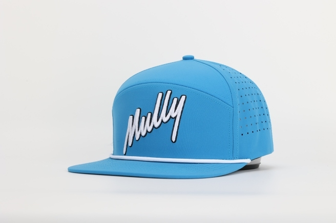 Baby Blue Mully Snapback