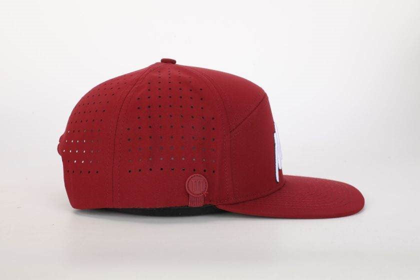 Maroon Mully 6 Panel Snapback