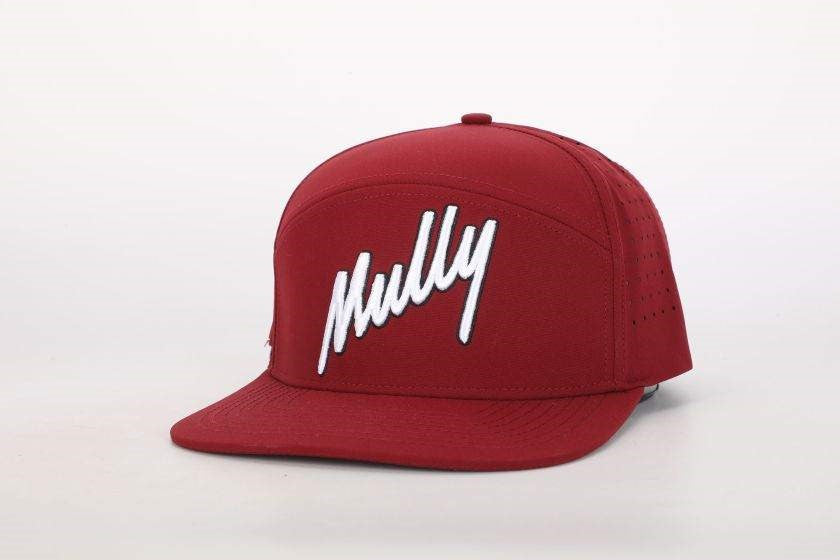 Maroon Mully 6 Panel Snapback